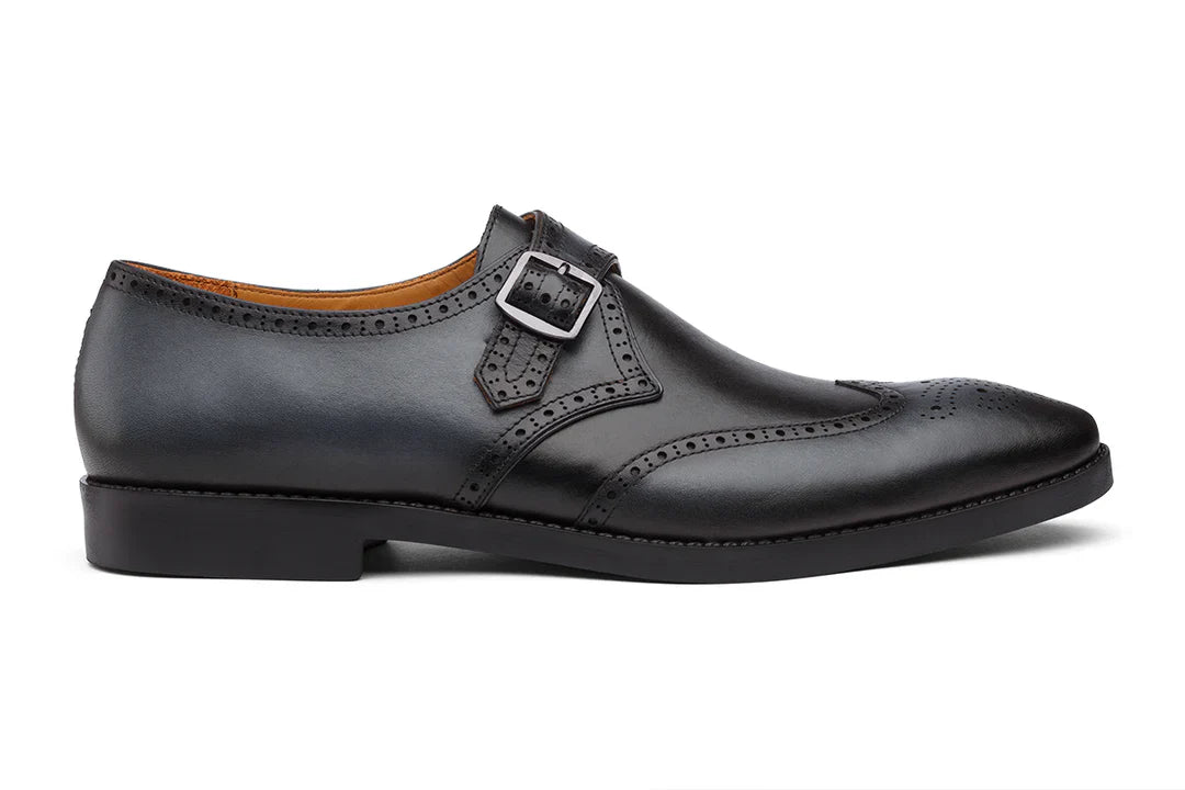 AMSTERDAM - BLACK LEATHER SHOES