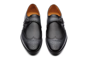 AMSTERDAM - BLACK LEATHER SHOES