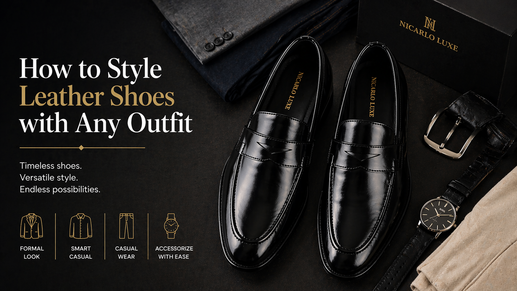 How to Style Leather Shoes with Any Outfit