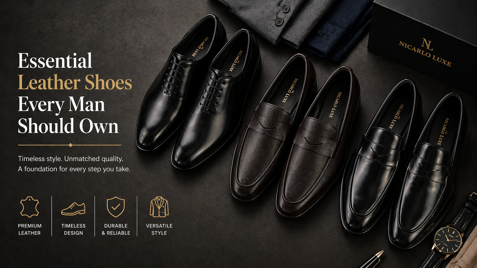 Essential Leather Shoes Every Man Should Own