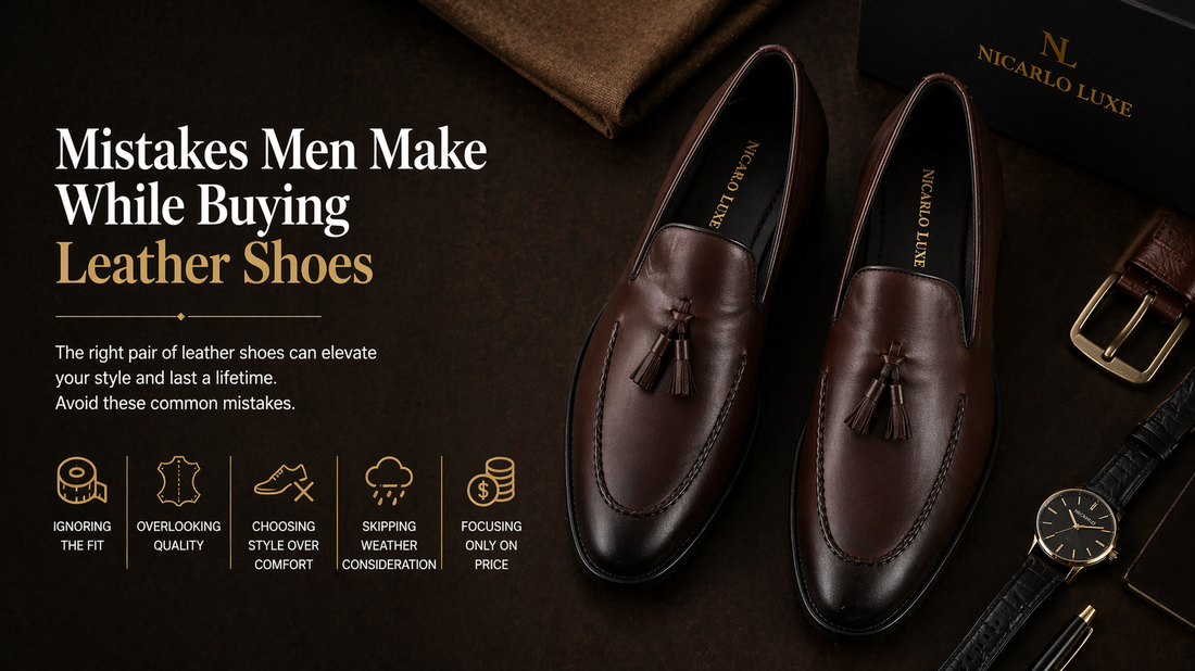 Mistakes Men Make While Buying Leather Shoes