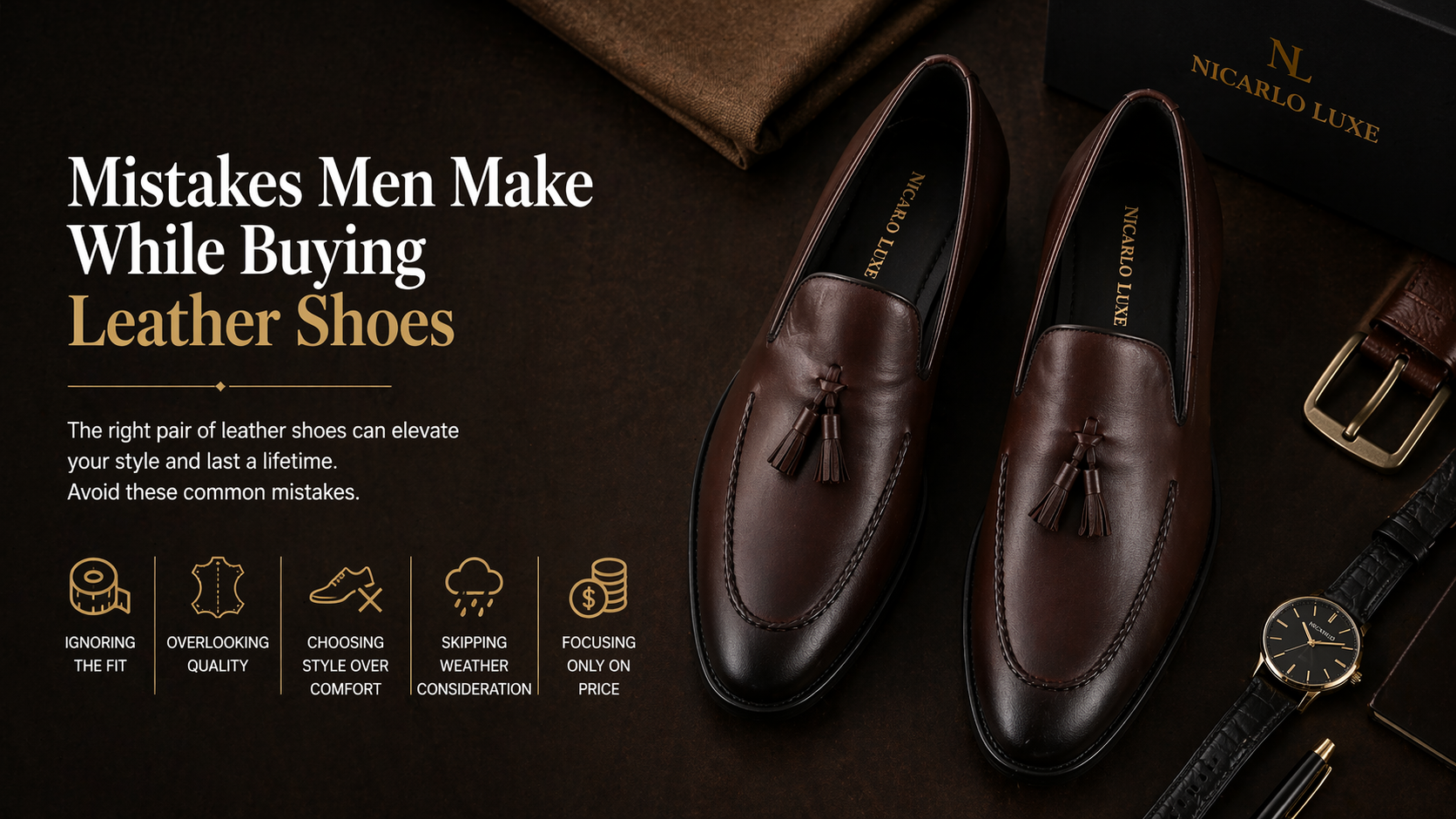 Mistakes Men Make While Buying Leather Shoes