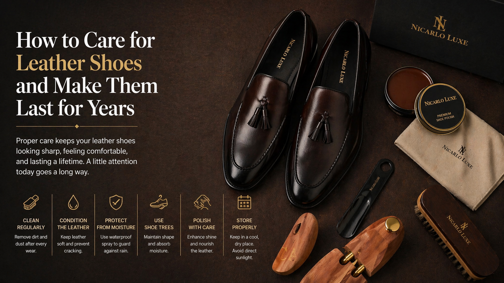 How to Care for Leather Shoes and Make Them Last for Years