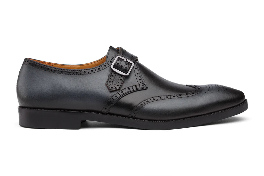 AMSTERDAM - BLACK LEATHER SHOES
