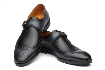 AMSTERDAM - BLACK LEATHER SHOES