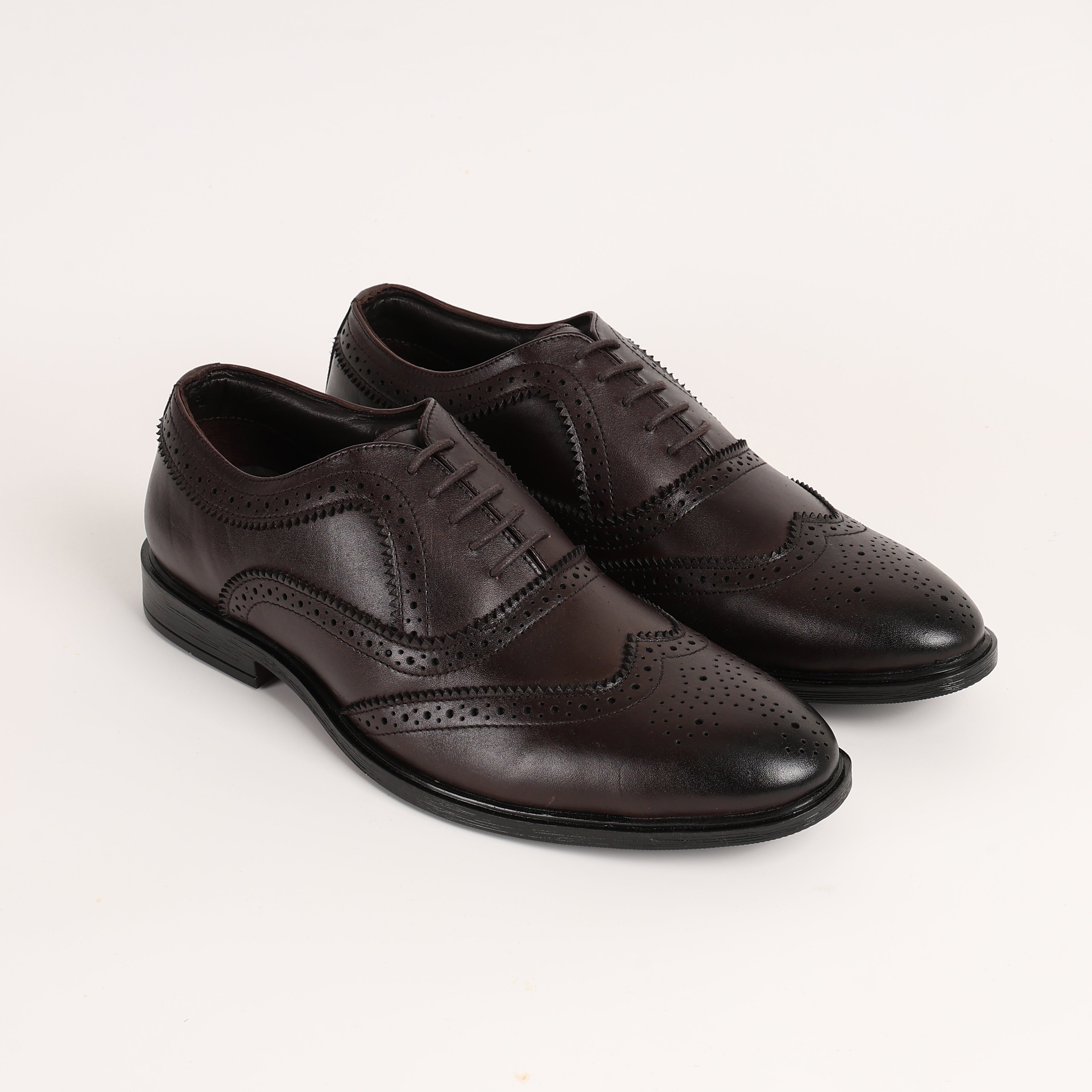 Premium Leather Belgravia Wingtip Brogue Oxford