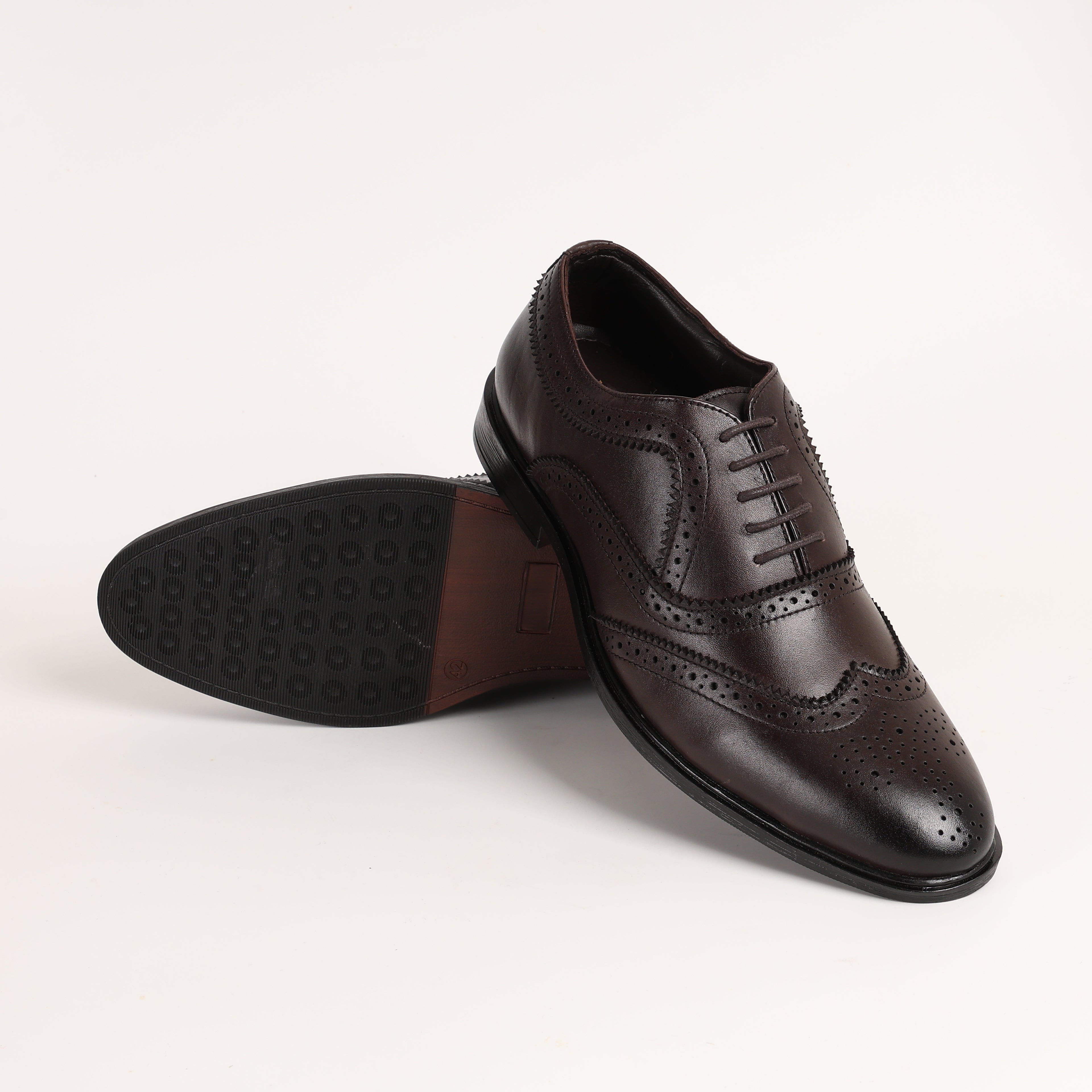 Premium Leather Belgravia Wingtip Brogue Oxford