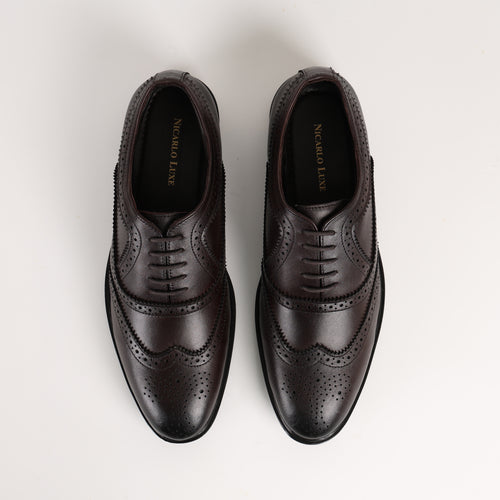 Premium Leather Belgravia Wingtip Brogue Oxford