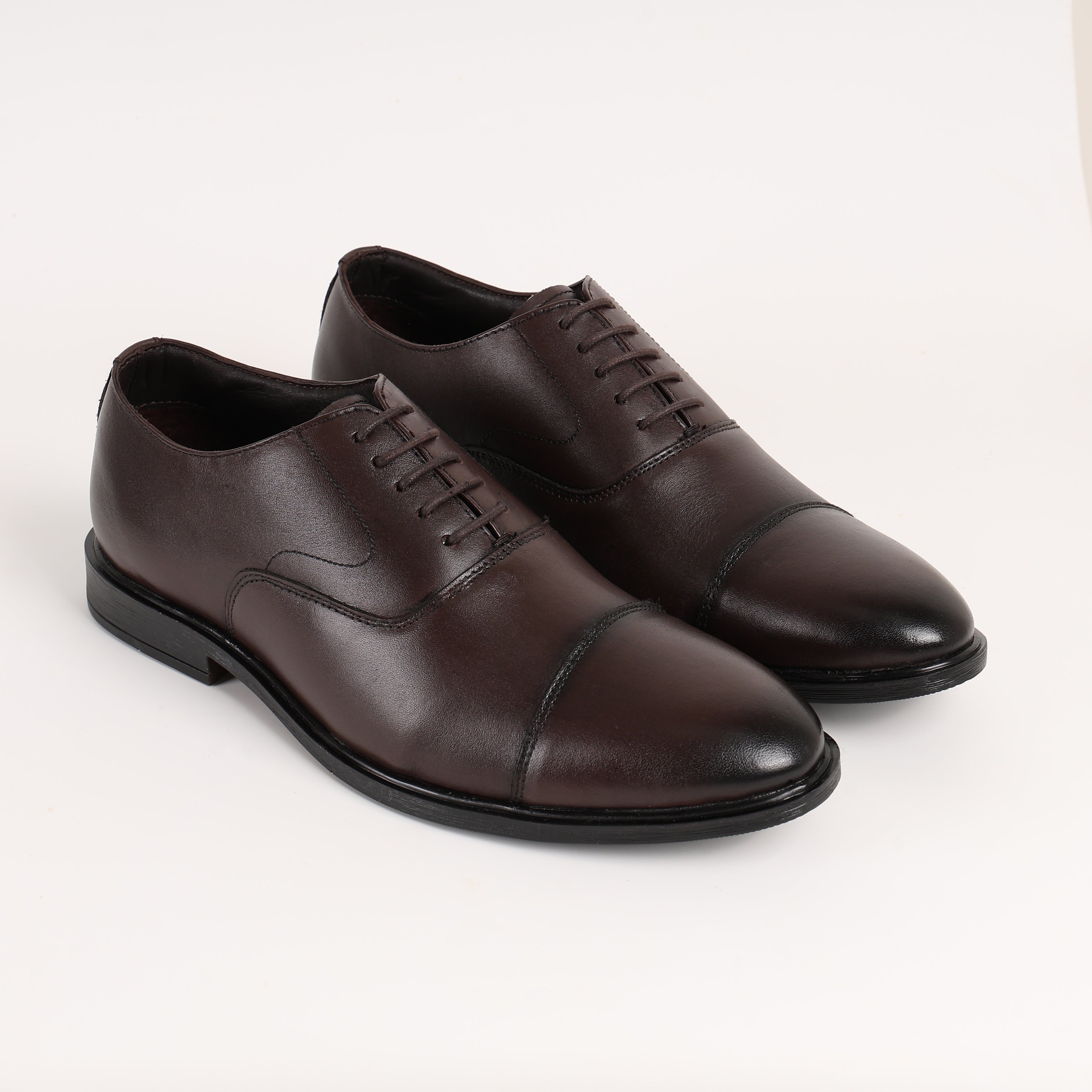 Premium Leather Classic Cap-Toe Oxford Shoes