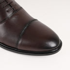 Premium Leather Classic Cap-Toe Oxford Shoes