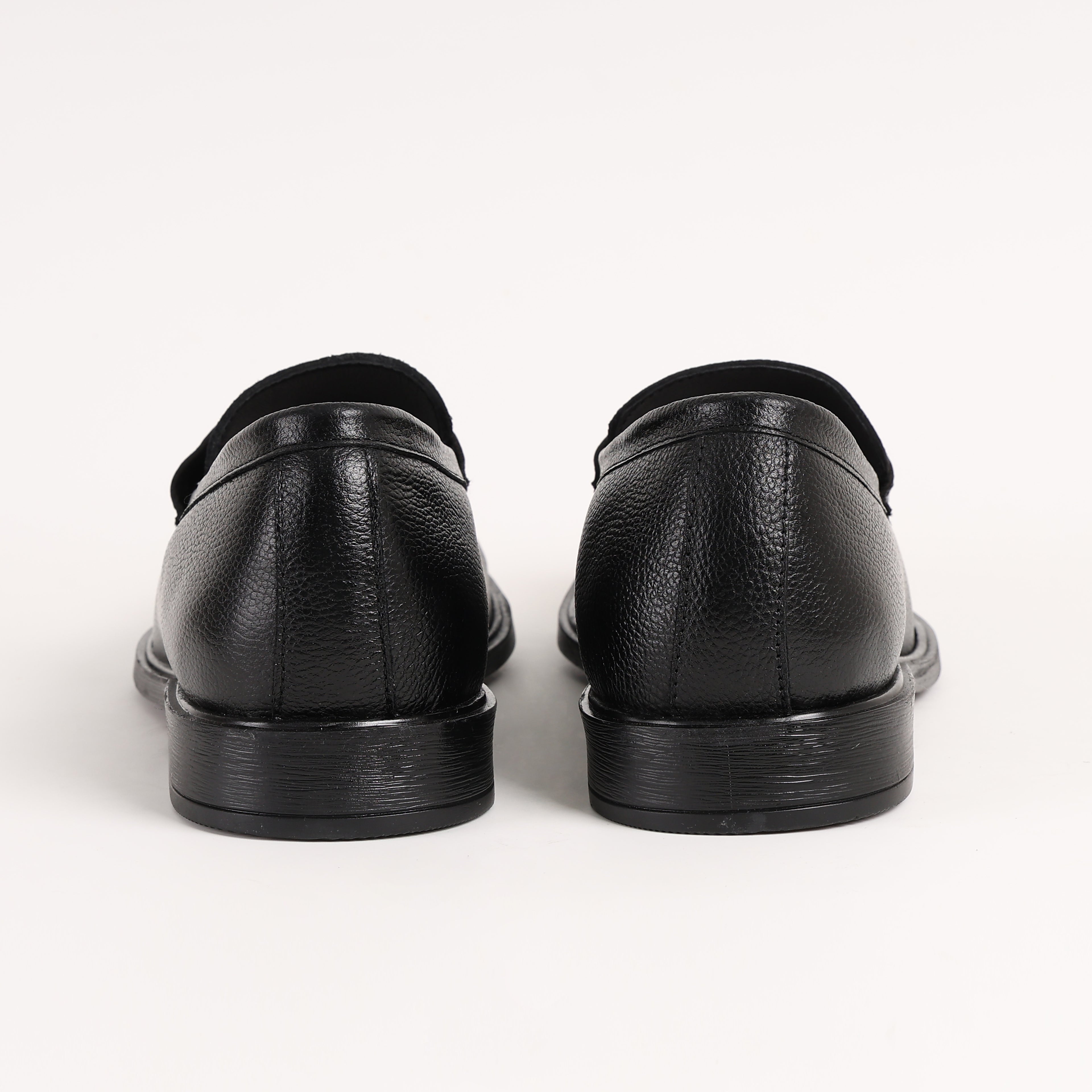 Premium Leather Pebble-Grain Penny Loafer