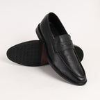 Premium Leather Pebble-Grain Penny Loafer