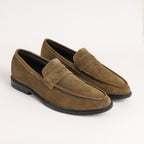 Premium Leather Lucento Suede Loafer