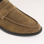 Premium Leather Lucento Suede Loafer