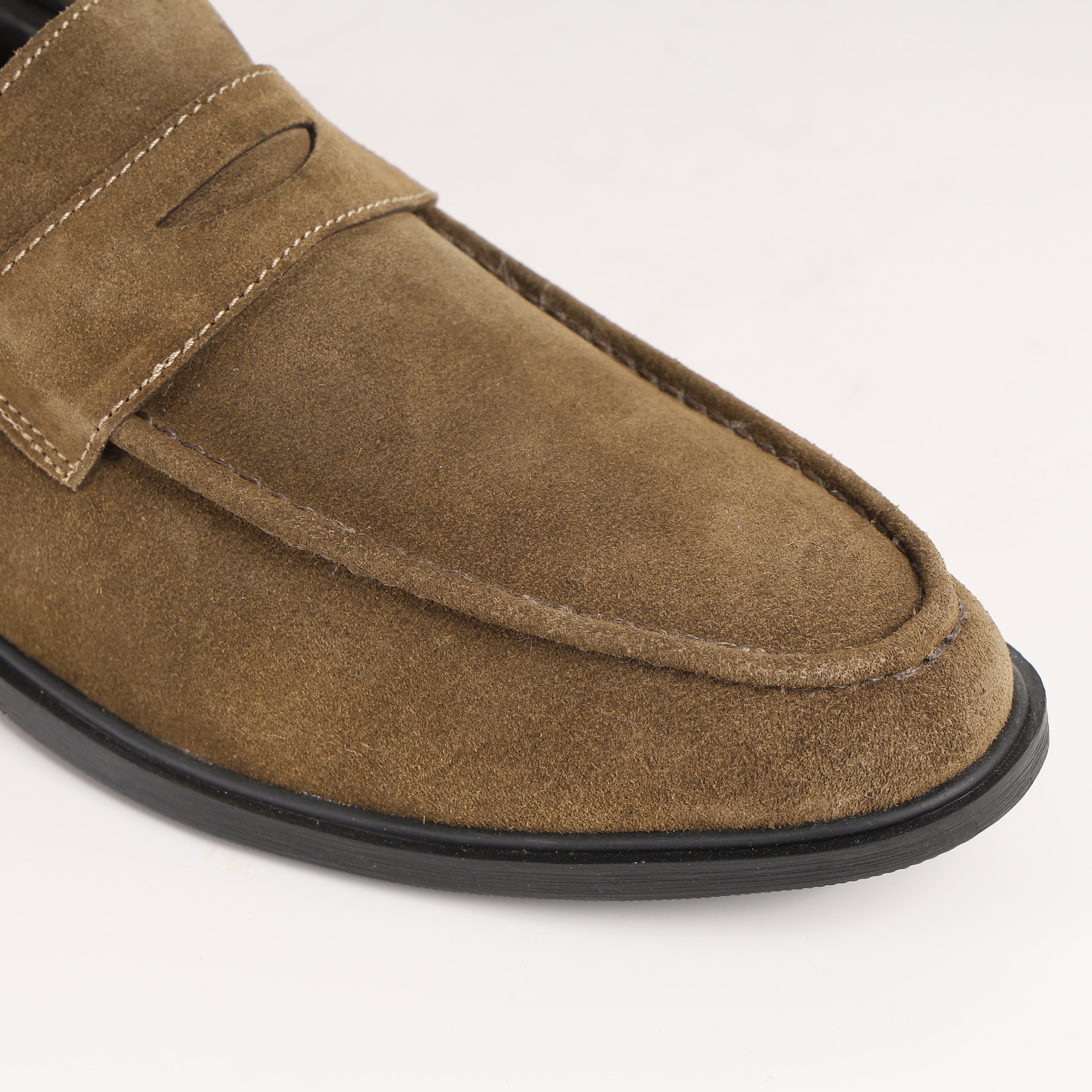 Premium Leather Lucento Suede Loafer