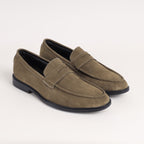 Premium Leather Lucento Suede Loafer