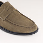 Premium Leather Lucento Suede Loafer