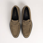 Premium Leather Lucento Suede Loafer
