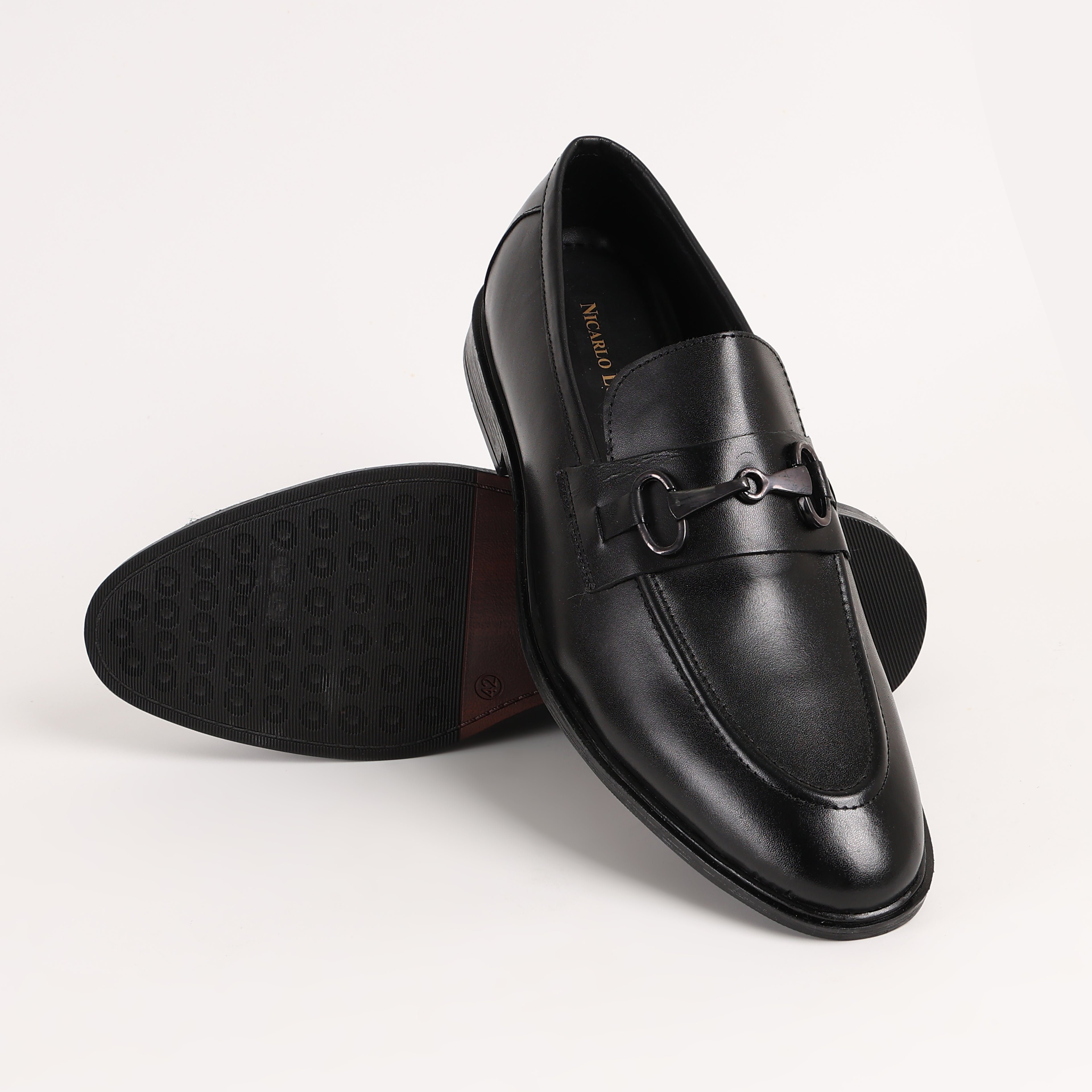 Premium Leather Monaco Horsebit Loafer