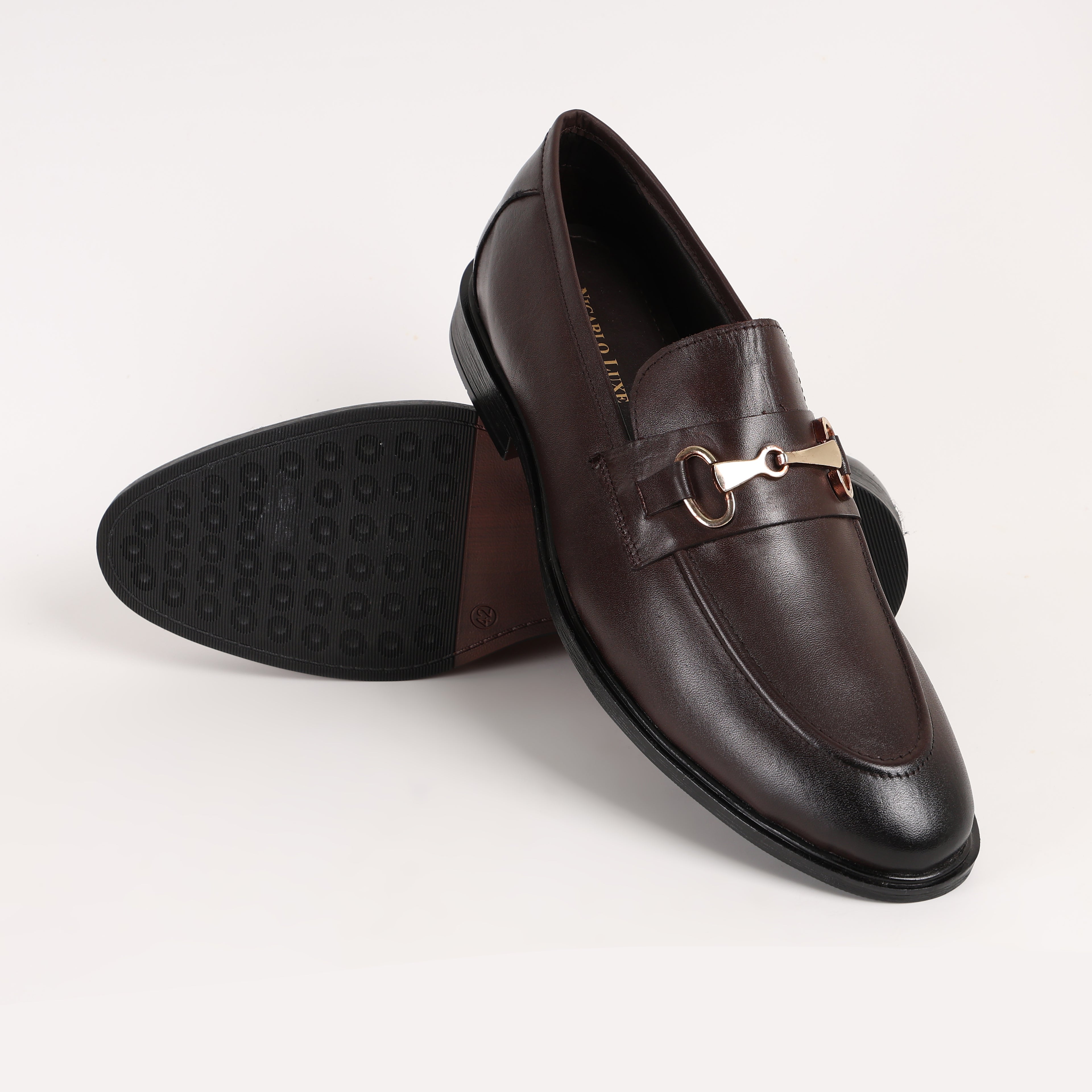 Premium Leather Monaco Horsebit Loafer