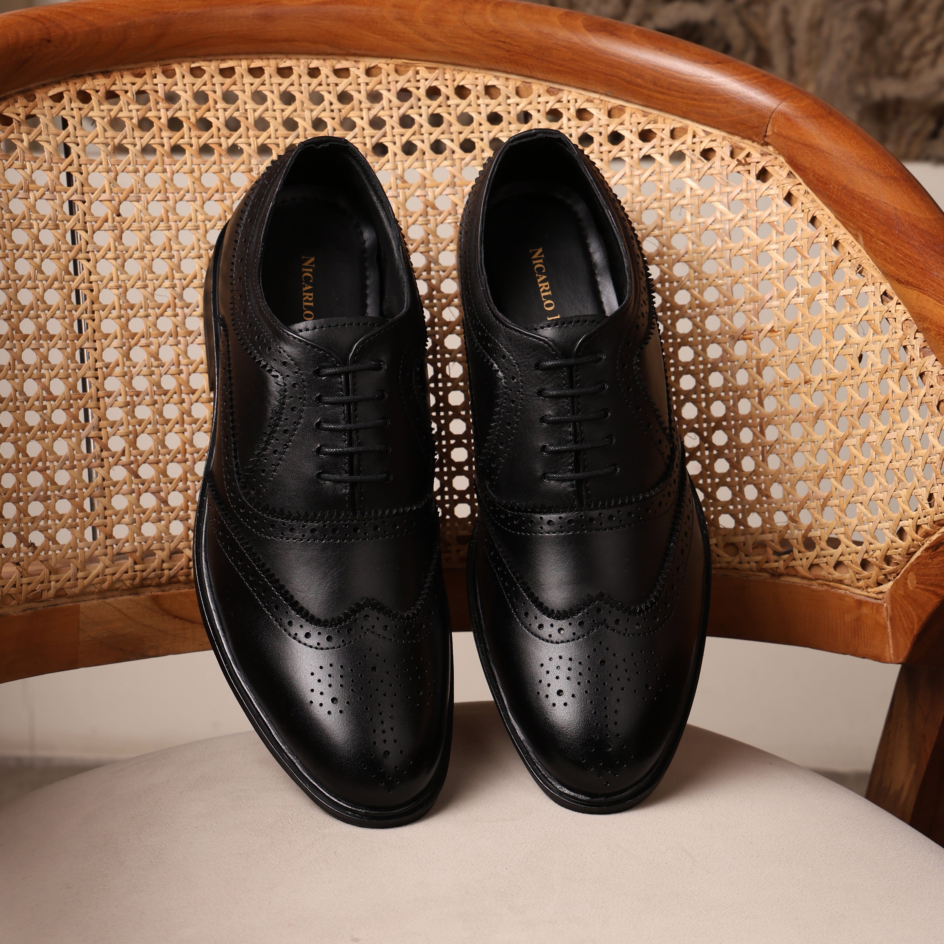 Premium Leather Belgravia Wingtip Brogue Oxford