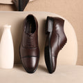Premium Leather Classic Cap-Toe Oxford Shoes