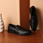 Premium Leather Pebble-Grain Penny Loafer