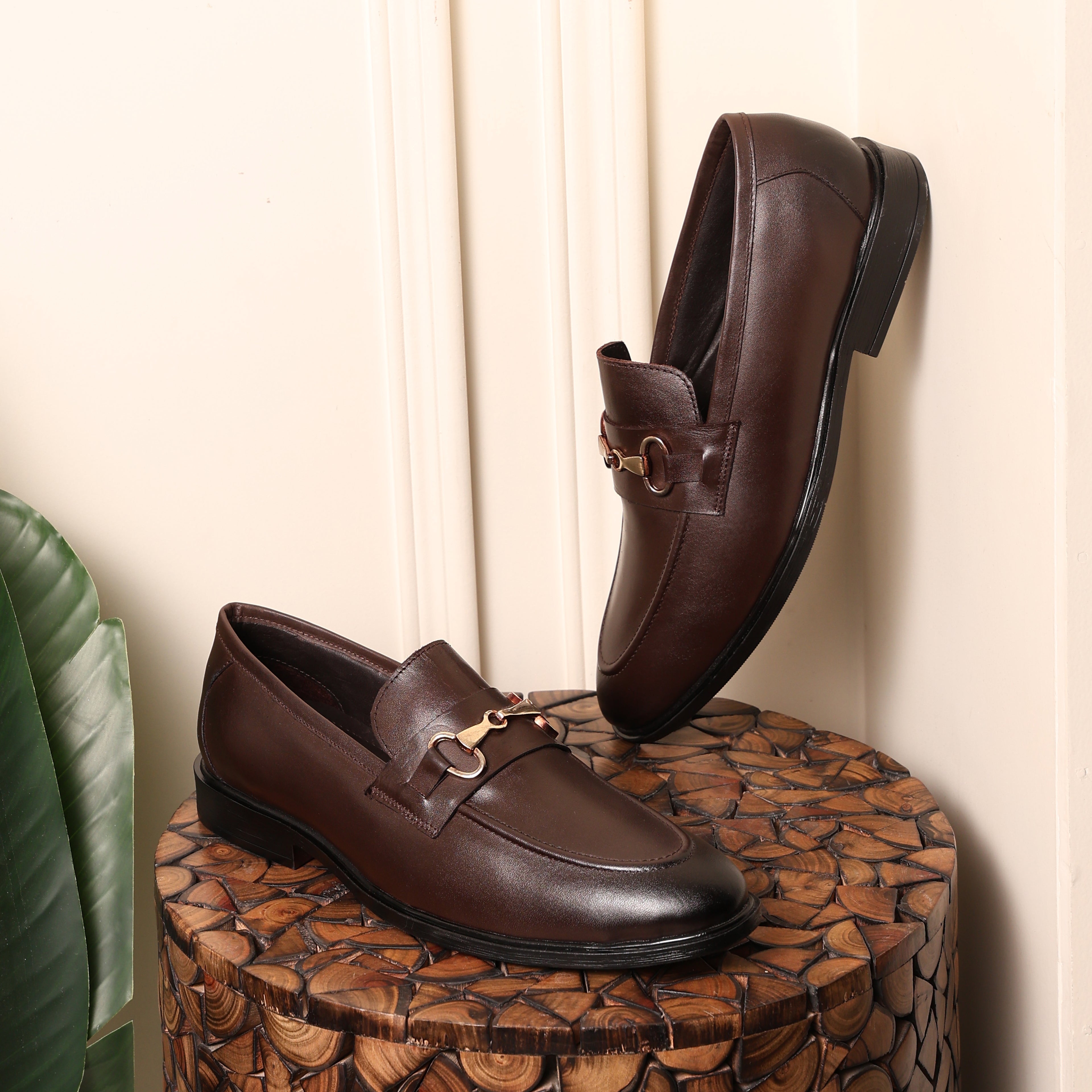 Premium Leather Monaco Horsebit Loafer